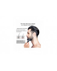Kit de croissance de la barbe, Rouleau de derma à barbe 0,3 mm, huile à barbe pour hommes La croissance des poils [...]