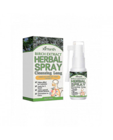 Spray nettoyant et réparateur de poumons à base de plantes