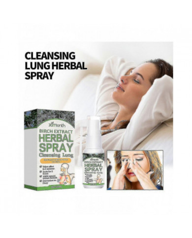 Spray nettoyant et réparateur de poumons à base de plantes
