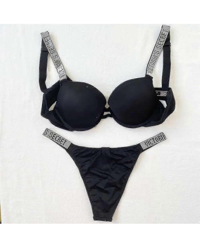 Sexy Lingerie Confort Femmes Set Push Up Soutien-gorge Victoria's Secret Lingerie Set Femme 2 Pièces Sous- [...]