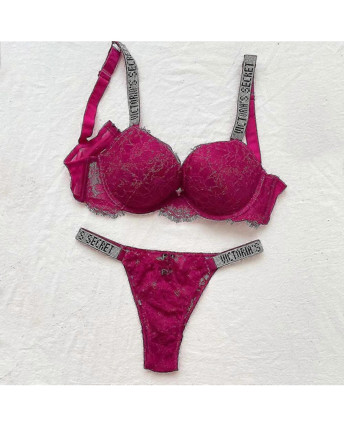 Sexy Lingerie Confort Femmes Set Push Up Soutien-gorge Victoria's Secret Lingerie Set Femme 2 Pièces Sous- [...]