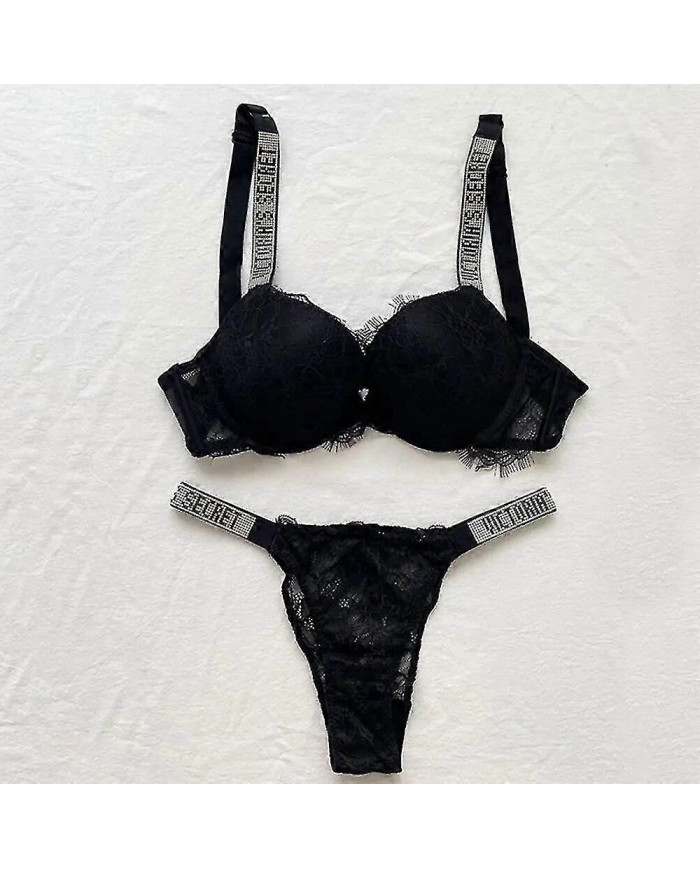 Sexy Lingerie Confort Femmes Set Push Up Soutien-gorge Victoria's Secret Lingerie Set Femme 2 Pièces Sous- [...]