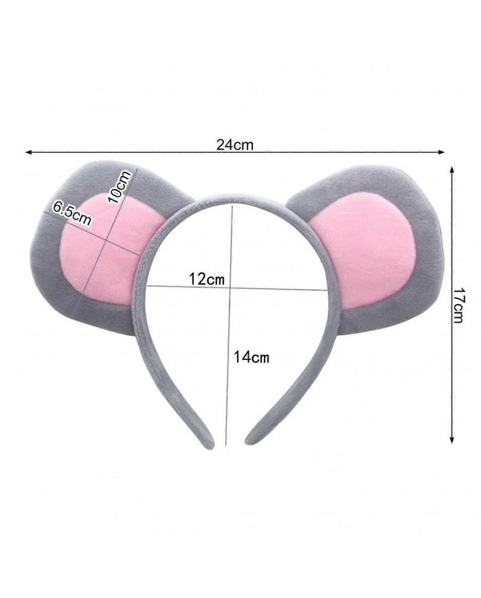 Ensemble de costume de souris Souris Oreille Bandeau Queue Nez Noeud papillon Gants Ensemble Cosplay Costume [...]