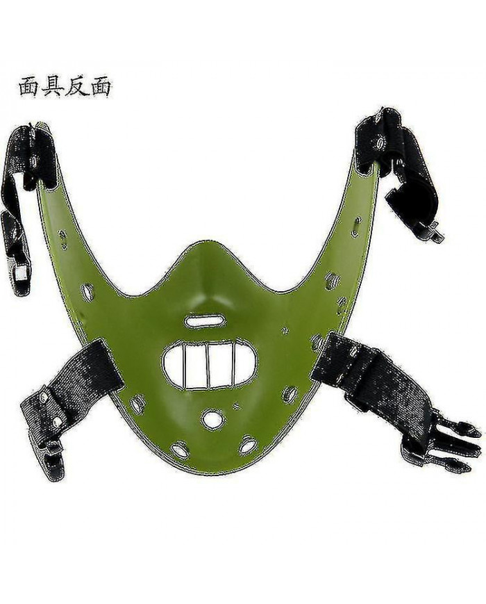 Hannibal Mask Horror Hannibal Scary Resin Lecter Le silence des agneaux Masquerade Cosplay Party