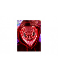 Masque d’Halloween LED Masque lumineux pour les enfants adultes, Masques au néon uniques avec des yeux brillants [...]