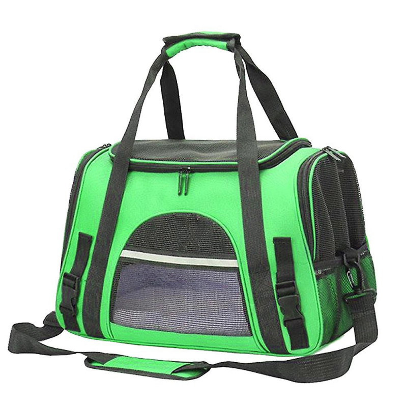 [Ande Online] Green Pet Bag Portable Outdoor Handheld One Shoulder Diagonal Crossing Pet Box