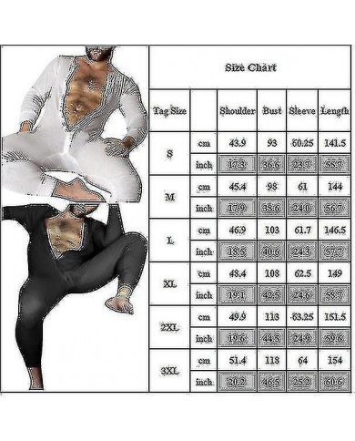 Pyjama de nuit One Piece Long Johns hommes