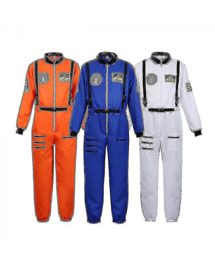 ZZY-Astronaute Costume Costume Spatial Pour Adultes Cosplay Costumes Fermeture Éclair Halloween Costume Couple Vol [...]