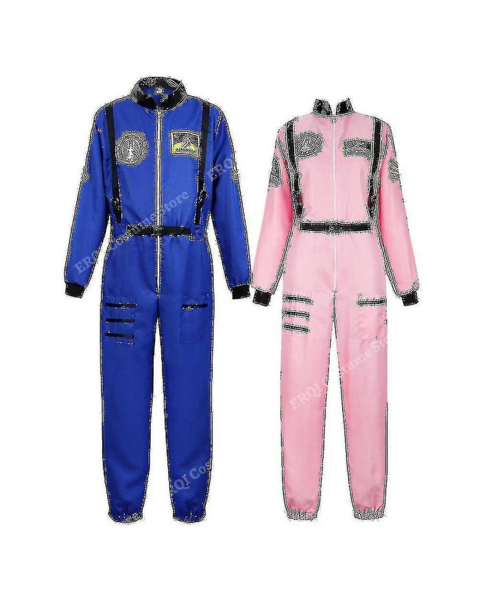 ZZY-Astronaute Costume Costume Spatial Pour Adultes Cosplay Costumes Fermeture Éclair Halloween Costume Couple Vol [...]
