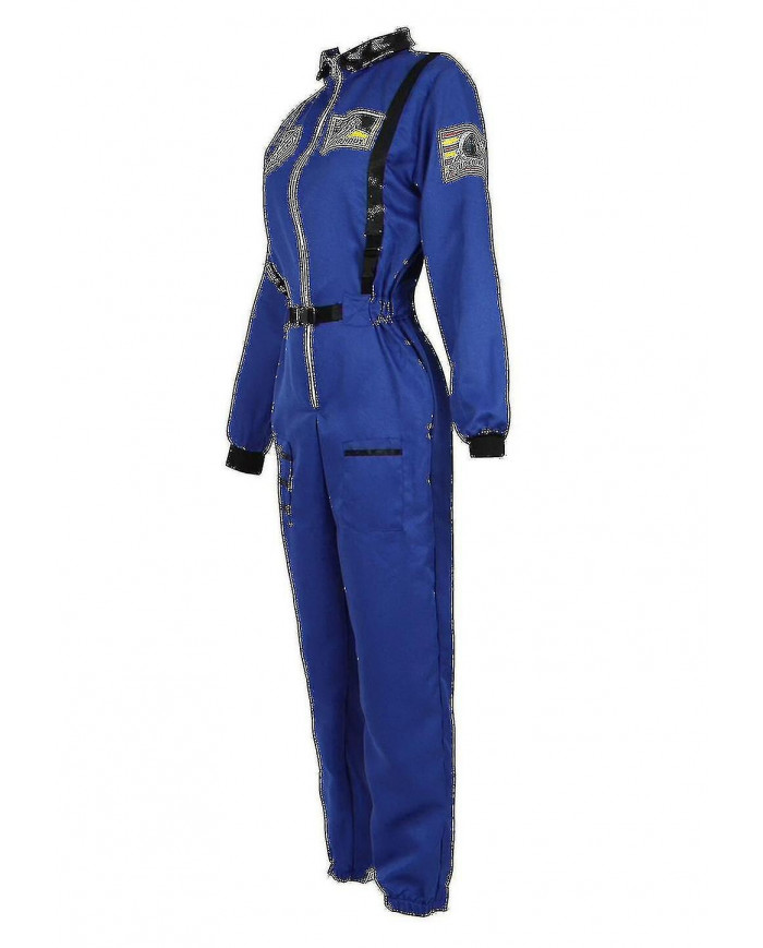 ZZY-Astronaute Costume Costume Spatial Pour Adultes Cosplay Costumes Fermeture Éclair Halloween Costume Couple Vol [...]