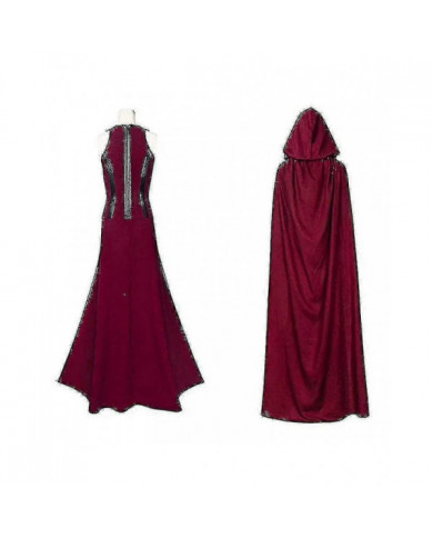 Femme Wanda Maximoff Cosplay Costume Scarlet Witch Headwear Manteau Et Pantalon Full Set Tenue Halloween [...]