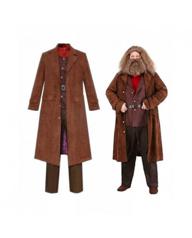 Rubeus Hagrid Cosplay Costume Ensemble Complet Pour Adultes Halloween Déguisements Costume De Carnaval