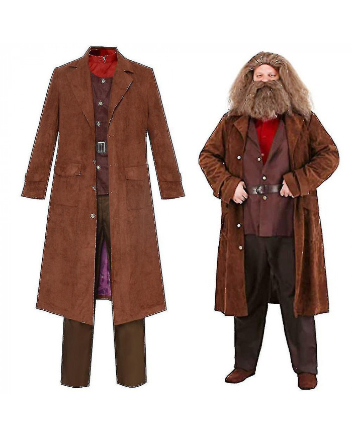Rubeus Hagrid Cosplay Costume Ensemble Complet Pour Adultes Halloween Déguisements Costume De Carnaval