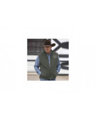 Hommes Gilet Yellowstone Veste Revers Marron Impression Fermeture Éclair Giître Slim Fit Pour Décontracté [...]