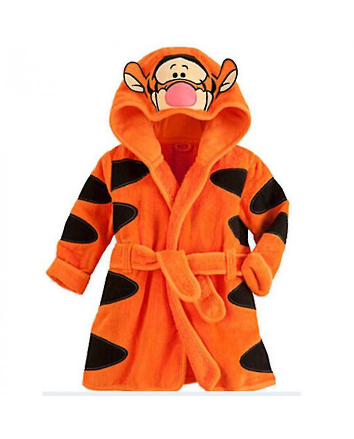 Enfants Garçon Fille à capuche Polaire Peignoir Robe de chambre Pyjama