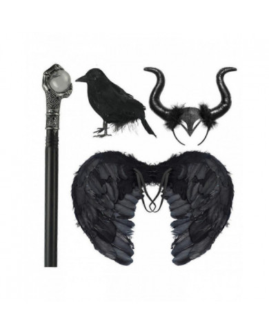 Disney Filles Maléfique Robe Enfants Méchante Reine Fée Halloween Costume Enfants Démon Reine Vêtements Carnaval [...]