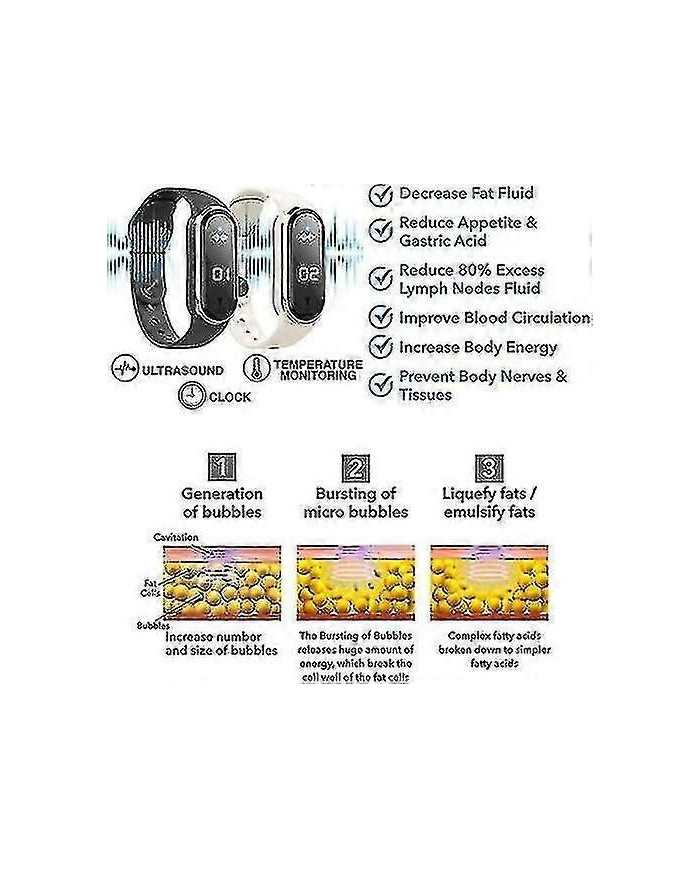 Bracelet magnétique de haute technologie en forme de corps à ultrasons-komo Lymph Drainage Magnetic Bracelet