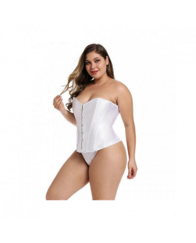 Women's Bustier Corset Top Sexy Lingerie Sets Black Satin Waist Cincher