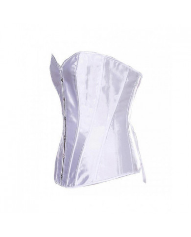 Women's Bustier Corset Top Sexy Lingerie Sets Black Satin Waist Cincher