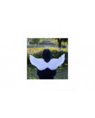 Naievear ange plume ailes avec sangles élastiques couleur vive léger costume cosplay ailes photographie accessoires