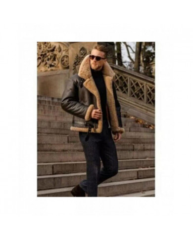 2023 Hommes Raf Aviator Veste Manteau Bomber Pilote Vol