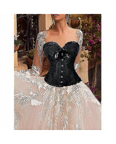 Corsets pour femmes Gothic Bustier Corset Top, Halloween Bustiers Corsets pour femmes