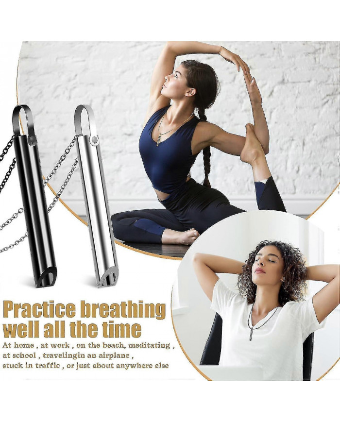 2x Arrêter de fumer Collier de respiration, collier de soulagement de l’anxiété, collier de respiration Aide à [...]