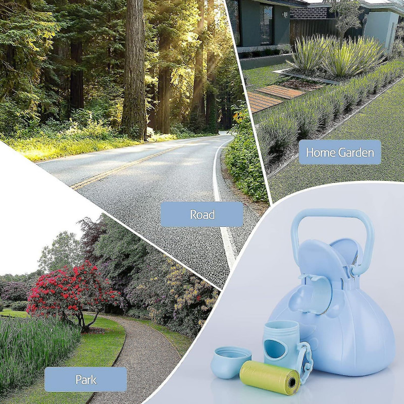 Blue Suitable For Small And Large Dogs Dog Waste Trap With 1 Waste Bag And 1 Dispenser, Heavy Duty Dog Waste [...]