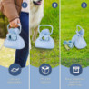 Blue Suitable For Small And Large Dogs Dog Waste Trap With 1 Waste Bag And 1 Dispenser, Heavy Duty Dog Waste [...]