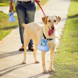Blue Suitable For Small And Large Dogs Dog Waste Trap With 1 Waste Bag And 1 Dispenser, Heavy Duty Dog Waste [...]