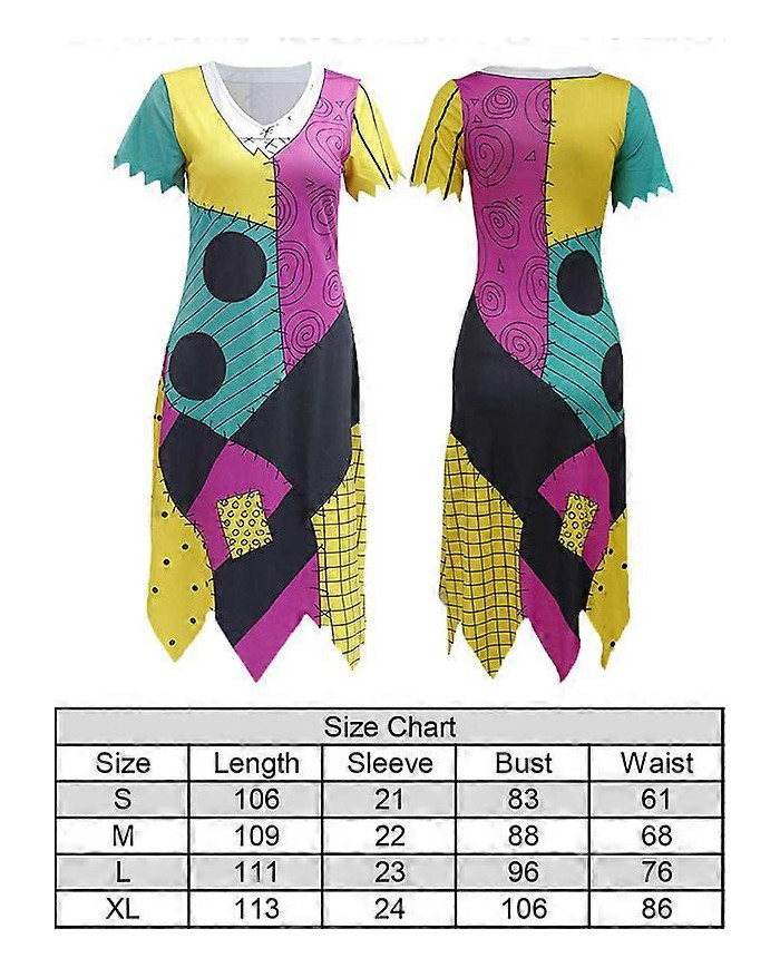 Anime Cauchemar Cos Avant Noël Sally Cosplay Costume Combinaison Robe Tenues Pour Femmes Adultes Filles Halloween [...]