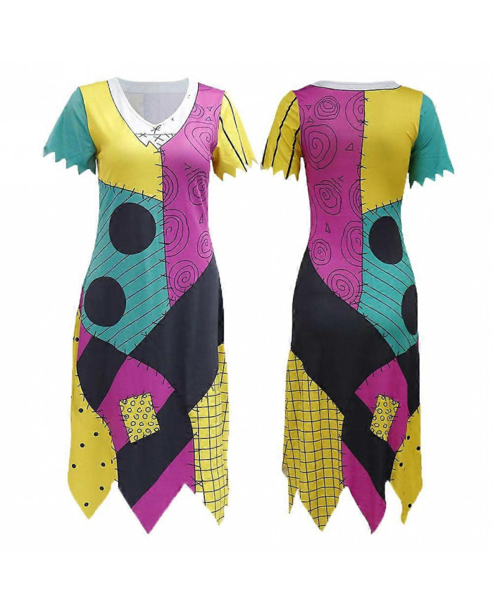 Anime Cauchemar Cos Avant Noël Sally Cosplay Costume Combinaison Robe Tenues Pour Femmes Adultes Filles Halloween [...]