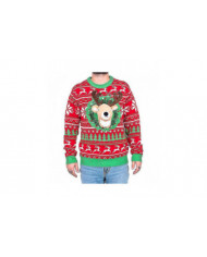 Noël Jumpers Femmes Hommes Xmas Jumpers Winter Knitwear Renne Xmas Jumper Snowflake Jumper Slogan Jumpers