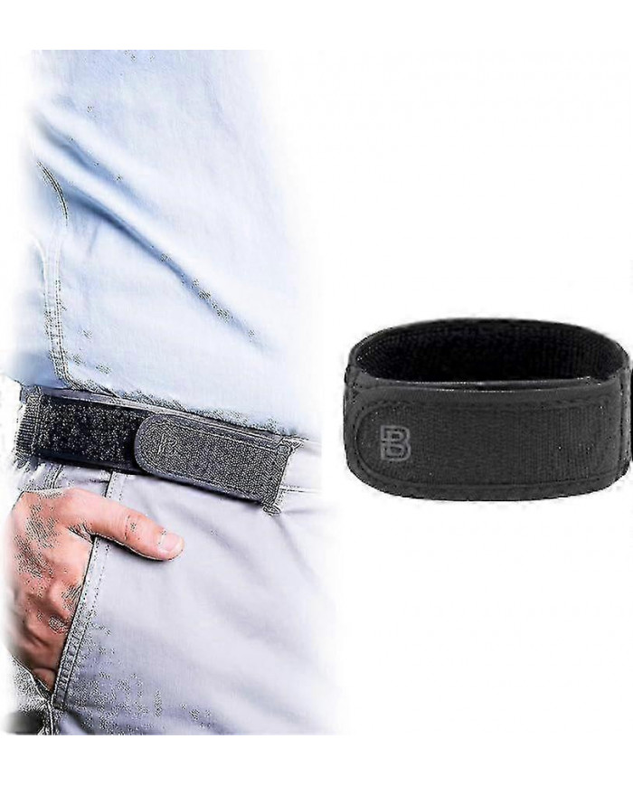 BeltBro Titan Ceinture élastique sans boucle pour hommes s’adapte aux passants de ceinture de 1,5 pouce, confort
