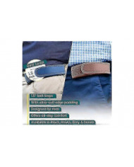 BeltBro Titan Ceinture élastique sans boucle pour hommes s’adapte aux passants de ceinture de 1,5 pouce, confort