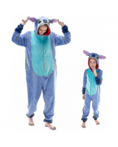 Snug Fit Pyjama Unisexe Adulte Onesie, Flanelle Cosplay Animal One Piece Halloween Costume Vêtements de nuit Homewear