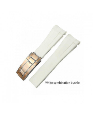 20mm 21mm 22mm 19mm Bracelet Caoutchouc Fit Pour Rolex Submariner Daytona Gmt Yacht-master Silicone Strap Black [...]