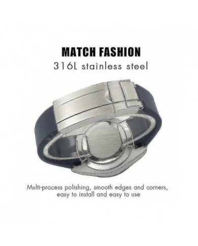 20mm 21mm 22mm 19mm Bracelet Caoutchouc Fit Pour Rolex Submariner Daytona Gmt Yacht-master Silicone Strap Black [...]
