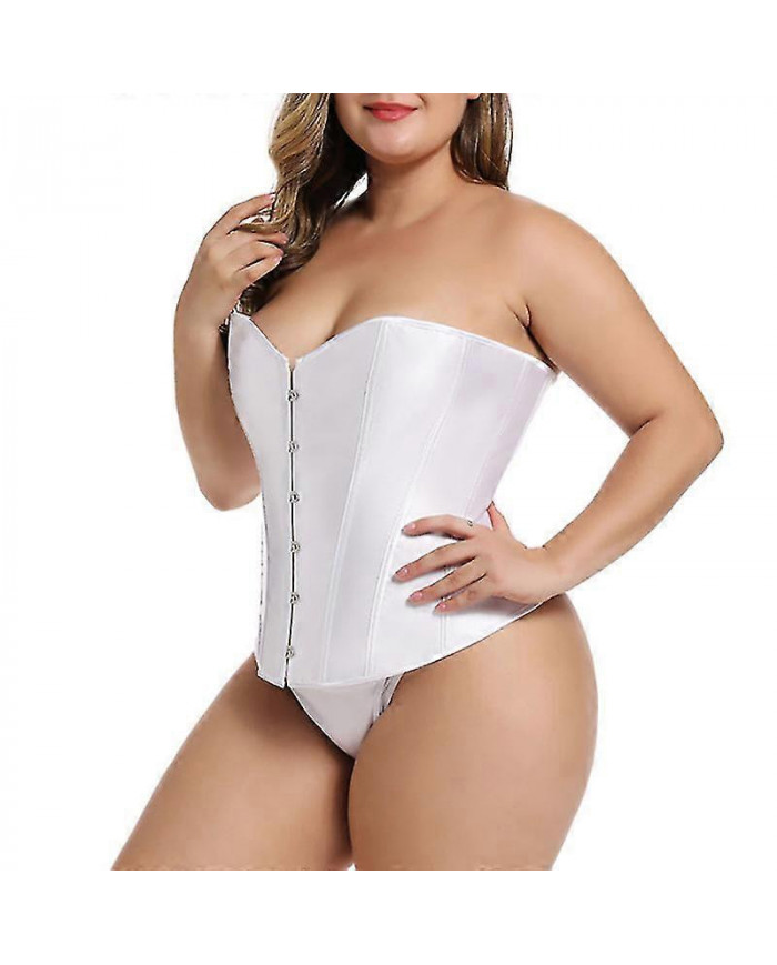 Mimigo Femme Bustier Corset Top Sexy Lingerie Sets Noir Satin Taille Cincher