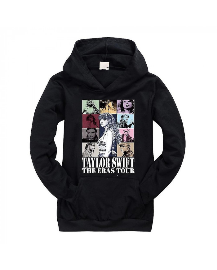 9-14 Taylor Kids Ages Swift The Eras Tour Sweat à capuche Sweat à capuche imprimé à manches longues Casual Loose [...]