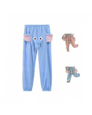 Drôle Éléphant Pantalon Femmes Hommes Lounge Pantalon Maison En Peluche Couple Pyjama Pantalon Cadeau Pour Petit Ami