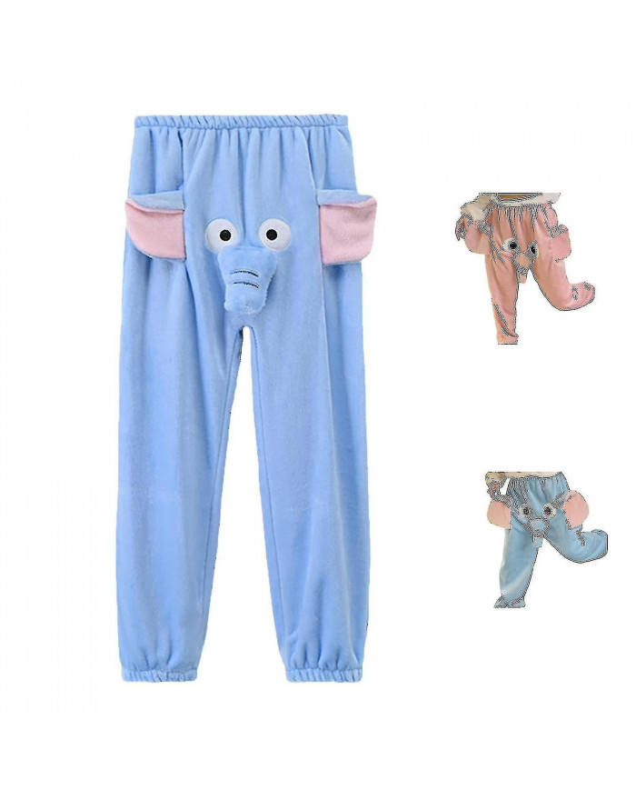 Drôle Éléphant Pantalon Femmes Hommes Lounge Pantalon Maison En Peluche Couple Pyjama Pantalon Cadeau Pour Petit Ami