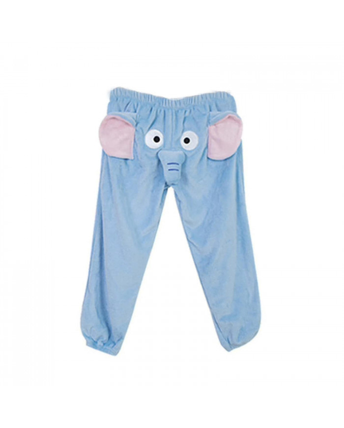 Drôle Éléphant Pantalon Femmes Hommes Lounge Pantalon Maison En Peluche Couple Pyjama Pantalon Cadeau Pour Petit Ami