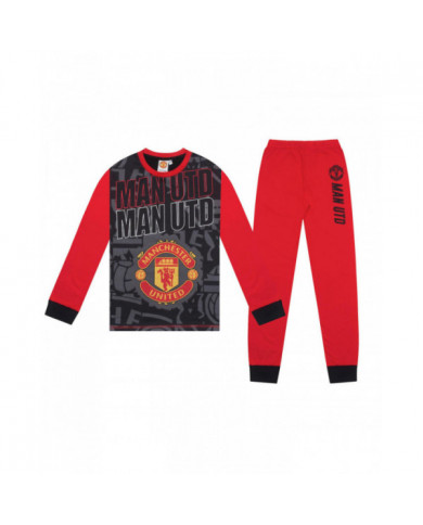 Manchester United Boys Pyjamas Long Sublimation Kids CADEAU DE FOOTBALL OFFICIEL
