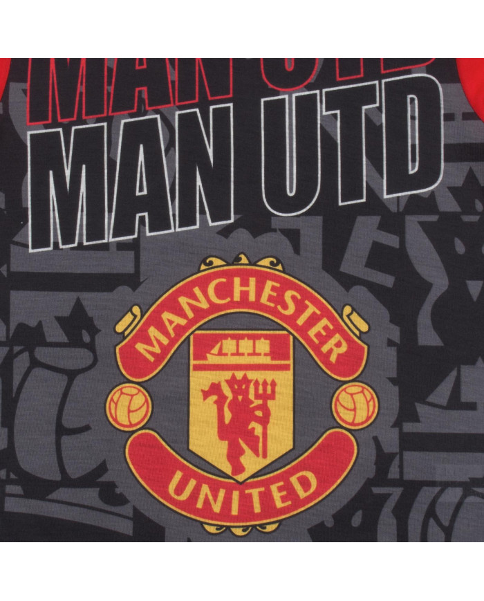 Manchester United Boys Pyjamas Long Sublimation Kids CADEAU DE FOOTBALL OFFICIEL