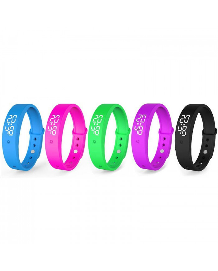 Montre d’alarme de vibration, alarmes vibrantes avec compte à rebours, réveil de rappel d’alarme de vibration [...]