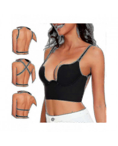 Soutiens-gorge bas du dos pour femmes-sans couture Deep U Plunge Soutiens-gorge sans dos convertible Multiway Low [...]