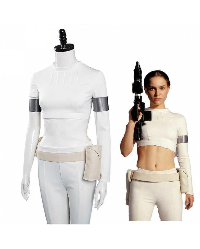 2024 Padme Cosplay Amidala Cape Battle Suit Film Space Battle Déguisement Femmes Femelle Fantasy Halloween [...]