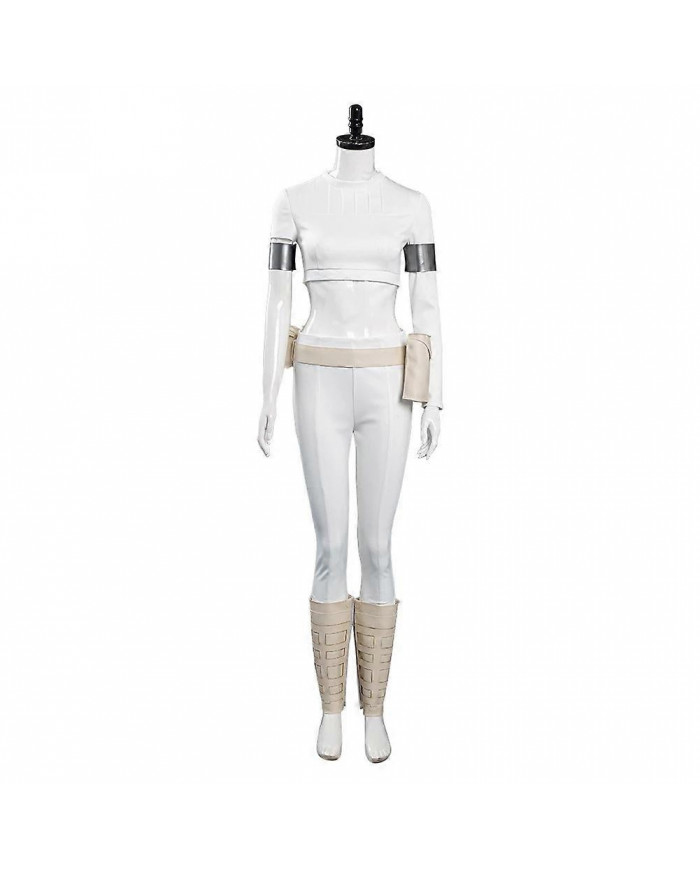 2024 Padme Cosplay Amidala Cape Battle Suit Film Space Battle Déguisement Femmes Femelle Fantasy Halloween [...]