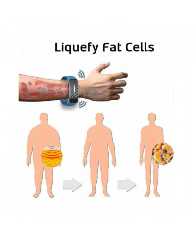 Bracelet de sculpture corporelle à ultrasons, bracelets magnétiques de drainage lymphatique pour tous les hommes [...]